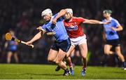 18 February 2017; Liam Rushe of Dublin in action against Patrick Horgan of Cork during the Allianz Hurling League Division 1A Round 2 match between Cork and Dublin at Páirc Uí Rinn in Cork. Photo by Stephen McCarthy/Sportsfile