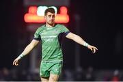 18 February 2017; Tiernan O'Halloran of Connacht during the Guinness PRO12 Round 15 match between Connacht and Newport Gwent Dragons at the Sportsground in Galway. Photo by Diarmuid Greene/Sportsfile