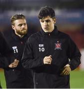 17 February 2017; Jamie McGrath of Dundalk ahead of the President's Cup match between Dundalk and Cork City at Turner's Cross in Cork. Photo by David Maher/Sportsfile