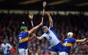 19 February 2017; Austin Gleeson of Waterford in action against James Barry, 3, and Joe O’Dwyer of Tipperary during the Allianz Hurling League Division 1A Round 2 match between Waterford and Tipperary at Walsh Park in Waterford. Photo by Stephen McCarthy/Sportsfile