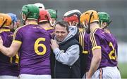 19 February 2017; Wexford manager Davy Fitzgerald before the start of the Allianz Hurling League Division 1B Round 2 match between Galway and Wexford at Pearse Stadium in Galway. Photo by David Maher/Sportsfile