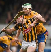 19 February 2017; Kieran Joyce of Kilkenny in action against Aaron Shanagher of Clare during the Allianz Hurling League Division 1A Round 2 match between Clare and Kilkenny at Cusack Park in Ennis. Photo by Diarmuid Greene/Sportsfile