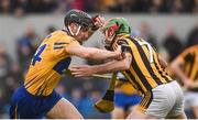 19 February 2017; John Conlon of Clare in action against Kieran Joyce of Kilkenny during the Allianz Hurling League Division 1A Round 2 match between Clare and Kilkenny at Cusack Park in Ennis. Photo by Diarmuid Greene/Sportsfile