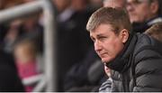 19 February 2017; Dundalk manager Stephen Kenny watches Shamrock Rovers in action against Cliftonville during a Pre-Season friendly match between Shamrock Rovers and Cliftonville at Tallaght Stadium in Dublin. Photo by Matt Browne/Sportsfile