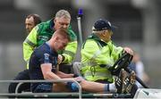 19 February 2017; Kevin Keane of St. Patrick's Westport is helped off the field on a stretcher after picking up an injury in the first half during the AIB GAA Football All-Ireland Intermediate club championship final match between St. Colmcille's and St. Patrick's Westport at Croke Park in Dublin. Photo by Piaras Ó Mídheach/Sportsfile