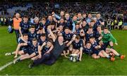 19 February 2017; St. Patrick's Westport players and backroom staff celebrate after the AIB GAA Football All-Ireland Intermediate club championship final match between St. Colmcille's and St. Patrick's Westport at Croke Park in Dublin. Photo by Piaras Ó Mídheach/Sportsfile