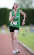 23 July 2011; Sarah Ryan, Templemore A.C., Co. Tipperary, in action in the U-16 Girl's 2000m Walk during the Woodie's DIY Juvenile Track and Field Championships of Ireland, Tullamore Harriers, Tullamore, Co. Offaly. Picture credit: Barry Cregg / SPORTSFILE