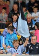 24 July 2011; A young Dublin supporter before the game. Supporters at the GAA Hurling All-Ireland Senior Championship Quarter-Finals, Semple Stadium, Thurles, Co. Tipperary. Picture credit: Diarmuid Greene / SPORTSFILE