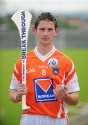 25 July 2011; Armagh's Kieran McKernan ahead of the Bord Gáis Energy Ulster GAA Hurling U-21 Final which is taking place at Casement Park at 7.30pm Wednesday. Antrim are going for their third Ulster U-21 title in a row, while Armagh are seeking their first ever title. This is only the second time that Armagh have reached the U-21 Ulster Final having also reached last year’s final. Casement Park, Belfast, Co. Antrim. Picture credit: Oliver McVeigh / SPORTSFILE