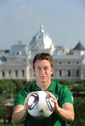 25 July 2011; Republic of Ireland's Sean McDermott ahead of his side's final 2010/11 UEFA European Under-19 Championship group game, on Tuesday, against Romania. 2010/11 UEFA European Under-19 Championship, Intercontinental Hotel, Bucharest, Romania. Picture credit: Stephen McCarthy / SPORTSFILE