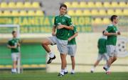 25 July 2011; Republic of Ireland's Connor Smith during squad training ahead of his side's final 2010/11 UEFA European Under-19 Championship group game, on Tuesday, against Romania. 2010/11 UEFA European Under-19 Championship, Concordia Stadium, Chiajna, Bucharest, Romania. Picture credit: Stephen McCarthy / SPORTSFILE
