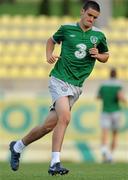 25 July 2011; Republic of Ireland's Anthony O'Connor in action during squad training ahead of his side's final 2010/11 UEFA European Under-19 Championship group game, on Tuesday, against Romania. 2010/11 UEFA European Under-19 Championship, Concordia Stadium, Chiajna, Bucharest, Romania. Picture credit: Stephen McCarthy / SPORTSFILE