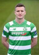 19 February 2017; Paul Corry of Shamrock Rovers. Shamrock Rovers Squad Portraits 2017. Tallaght Stadium in Dublin. Photo by Matt Browne/Sportsfile