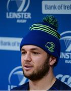 20 February 2017; Jamison Gibson-Park of Leinster during a press conference at Leinster Rugby HQ, Belfield, Dublin. Photo by Piaras Ó Mídheach/Sportsfile