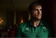 20 February 2017; Jamie Heaslip of Ireland after a press conference at Carton House in Maynooth, Co Kildare. Photo by David Maher/Sportsfile