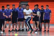 20 February 2017; Francis Saili of Munster during squad training at the University of Limerick in Limerick. Photo by Ramsey Cardy/Sportsfile