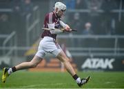19 February 2017; Jason Flynn of Galway during the Allianz Hurling League Division 1B Round 2 match between Galway and Wexford at Pearse Stadium in Galway. Photo by David Maher/Sportsfile
