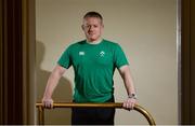20 February 2017; Ireland scrum coach Conor Twomey poses for a portrait after an Ireland U20 Rugby Squad press conference at the Sandymount Hotel in Sandymount, Dublin. Photo by Seb Daly/Sportsfile
