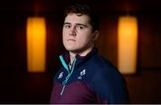 20 February 2017; Oisin Dowling of Ireland poses for a portrait after an Ireland U20 Rugby Squad Press Conference at the Sandymount Hotel in Dublin. Photo by Seb Daly/Sportsfile