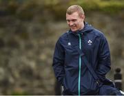 21 February 2017; Keith Earls of Ireland arrives prior to squad training at Carton House in Maynooth, Co Kildare. Photo by Seb Daly/Sportsfile