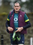 21 February 2017; Devin Toner of Ireland arrives prior to squad training at Carton House in Maynooth, Co Kildare. Photo by Seb Daly/Sportsfile