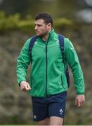 21 February 2017; Robbie Henshaw of Ireland arrives prior to squad training at Carton House in Maynooth, Co Kildare. Photo by Seb Daly/Sportsfile