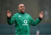 21 February 2017; Simon Zebo of Ireland during squad training at Carton House in Maynooth, Co Kildare. Photo by Seb Daly/Sportsfile