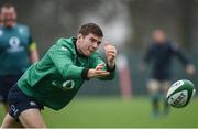 21 February 2017; Luke McGrath of Ireland during squad training at Carton House in Maynooth, Co Kildare. Photo by Seb Daly/Sportsfile