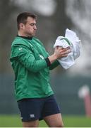 21 February 2017; Niall Scannell of Ireland during squad training at Carton House in Maynooth, Co Kildare. Photo by Seb Daly/Sportsfile