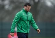 21 February 2017; Robbie Henshaw of Ireland during squad training at Carton House in Maynooth, Co Kildare. Photo by Seb Daly/Sportsfile