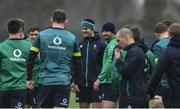 21 February 2017; Jonathan Sexton and Rob Kearney of Ireland during squad training at Carton House in Maynooth, Co Kildare. Photo by David Maher/Sportsfile