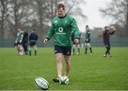 21 February 2017; Kieran Marmion of Ireland during squad training at Carton House in Maynooth, Co Kildare. Photo by Seb Daly/Sportsfile