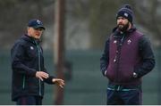 21 February 2017; Ireland head coach Joe Schmidt, left, and defence coach Andy Farrell during squad training at Carton House in Maynooth, Co Kildare. Photo by Seb Daly/Sportsfile