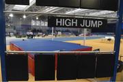19 February 2017; A general view of the high jump facility in the Sport Ireland National Indoor Arena during the Irish Life Health National Senior Indoor Championships at the Sport Ireland National Indoor Arena in Abbotstown, Dublin. Photo by Brendan Moran/Sportsfile