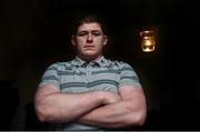 21 February 2017; Tadhg Furlong of Ireland poses for a portrait after a press conference at Carton House in Maynooth, Co Kildare. Photo by David Maher/Sportsfile