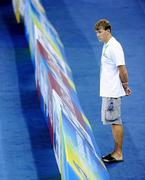 27 July 2011; Ireland's Ronald Claes, Belgium, Head Coach, Swim Ireland, during a training session ahead of the Women's 4x200m Freestyle Relay which takes place tommorrow Thursday 28th. 2011 FINA World Long Course Championships, Indoor Stadium, Oriental Sports Center, Shanghai, China. Picture credit: Brian Lawless / SPORTSFILE