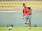 28 July 2011; Republic of Ireland's Matt Doherty in action during squad training ahead of his side's 2010/11 UEFA European Under-19 Championship Semi-Final, on Friday, against Spain. 2010/11 UEFA European Under-19 Championship, Concordia Stadium, Chiajna, Bucharest, Romania. Picture credit: Stephen McCarthy / SPORTSFILE