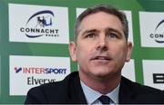 22 February 2017; Willie Ruane, CEO of Connacht Rugby during a squad press conference at Sportsground in Galway. Photo by Matt Browne/Sportsfile