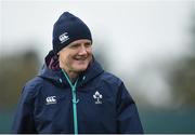 23 February 2017; Ireland head coach Joe Schmidt arrives prior to squad training at Carton House in Maynooth, Co Kildare. Photo by Seb Daly/Sportsfile