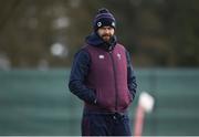 23 February 2017; Ireland defence coach Andy Farrell during squad training at Carton House in Maynooth, Co Kildare. Photo by Seb Daly/Sportsfile