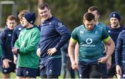 23 February 2017; Peter O'Mahony of Ireland with his team-mates during squad training at Carton House in Maynooth, Co Kildare. Photo by Matt Browne/Sportsfile