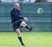23 February 2017; Ireland captain Rory Best during squad training at Carton House in Maynooth, Co Kildare. Photo by Matt Browne/Sportsfile