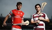 23 February 2017; Cuala's Con O'Callaghan is pictured alongside Cormac O'Doherty from Slaughtneil ahead of their clash in the AIB GAA Senior Hurling Club Championship Semi Final on February 25th. For exclusive content and behind the scenes action from the Club Championships follow AIB GAA on Twitter and Instagram @AIB_GAA and facebook.com/AIBGAA. Photo by Stephen McCarthy/Sportsfile