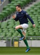 24 February 2017; Jonathan Sexton of Ireland during the captain's run at the Aviva Stadium in Dublin. Photo by Ramsey Cardy/Sportsfile