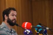 24 February 2017; Ireland defence coach Andy Farrell during a press conference at the Aviva Stadium in Dublin. Photo by David Fitzgerald/Sportsfile