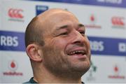 24 February 2017; Rory Best of Ireland during a press conference at the Aviva Stadium in Dublin. Photo by David Fitzgerald/Sportsfile