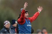 24 February 2017; IT Carlow manager DJ Carey during the Independent.ie HE GAA Fitzgibbon Cup semi-final meeting of IT Carlow and University College Cork at Dangan, in Galway. Photo by Piaras Ó Mídheach/Sportsfile