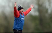 24 February 2017; IT Carlow manager DJ Carey reacts after his side conceded a free during the Independent.ie HE GAA Fitzgibbon Cup semi-final meeting of IT Carlow and University College Cork at Dangan, in Galway. Photo by Piaras Ó Mídheach/Sportsfile