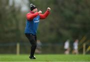 24 February 2017; IT Carlow manager DJ Carey celebrates a goal by Kevin Kelly during the Independent.ie HE GAA Fitzgibbon Cup semi-final meeting of IT Carlow and University College Cork at Dangan, in Galway. Photo by Piaras Ó Mídheach/Sportsfile