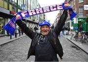 24 February 2017; France supporter Alain Daney from Bordeaux enjoying the build up to the RBS Six Nations Rugby Championship match between Ireland and France at Temple Bar in Dublin. Photo by David Fitzgerald/Sportsfile